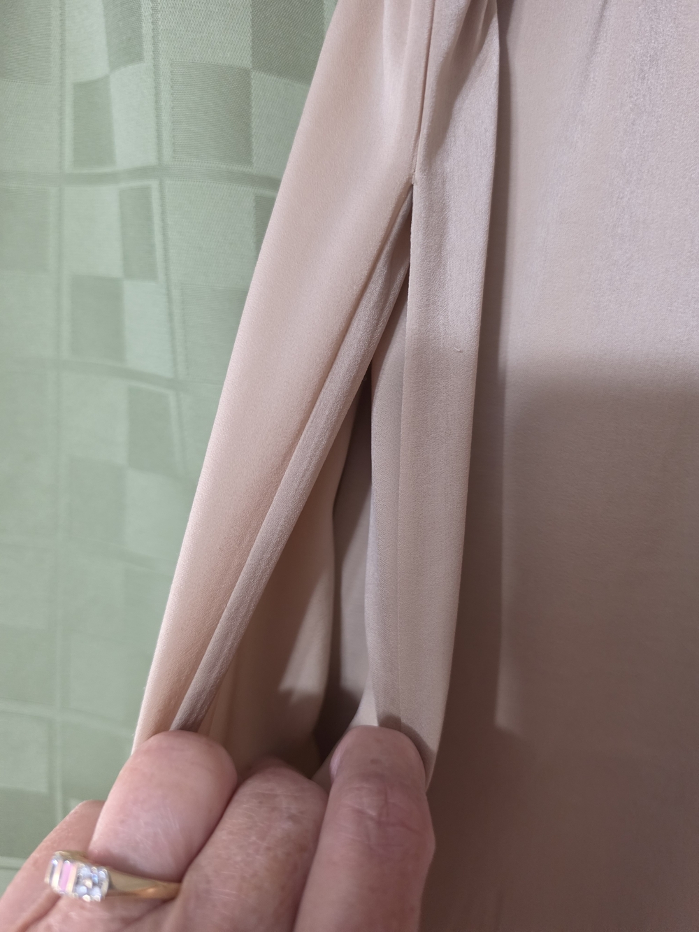 Vince Pale Beige Wide-Leg Drawstring Trousers. NWOT - Picture 3 of 7